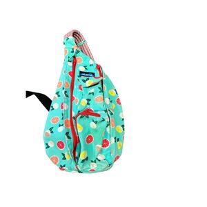 KAVU Rope Sling Bag Citrus Grove Print‎ Crossbody Shoulder Backpack